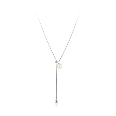 高级感长款珍珠毛衣链女秋冬大气高档可调节轻奢项链百搭锁骨链