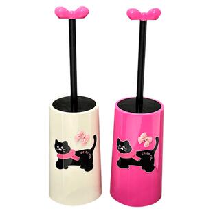 马桶刷洗厕所无死角家用2025新款可爱卫生间蹲坑长柄刷子清洁套装