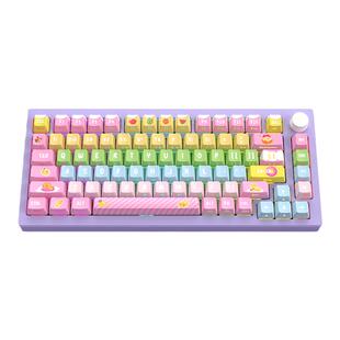 黑吉蛇AL75V2客制化机械套件铝坨坨RGB单模有线全CNC下灯位游戏