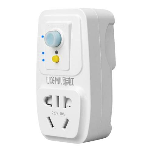 空调电热水器专用漏电保护插头漏保开关防漏电16a保护器带10a插座