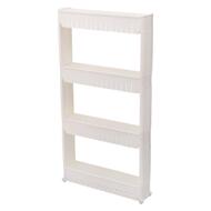 卫生间门后窄置物架厕所缝隙落地小推车浴室夹缝架子门口收纳神器