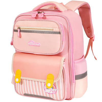 三美婴小学生书包男孩女孩男生女生减负护脊1一3二4三6年级超轻