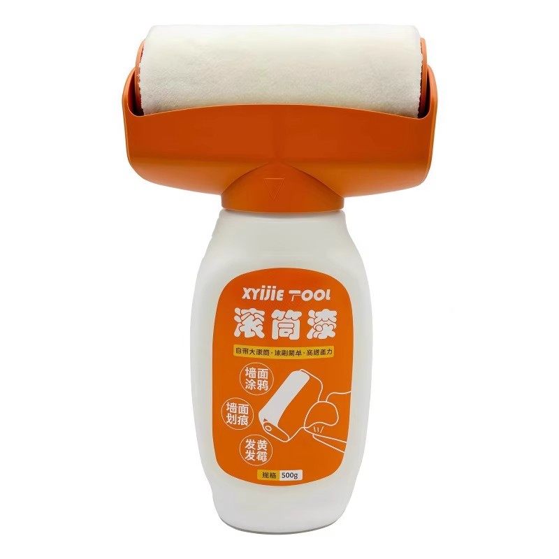 白墙面滚筒漆墙壁修复乳胶刷墙补墙修补自刷膏去污神器自喷色涂料