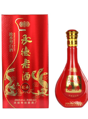 承德特产浓香型白酒承德老酒如意洲龙鼎白酒42度X6瓶纯粮酒婚宴酒