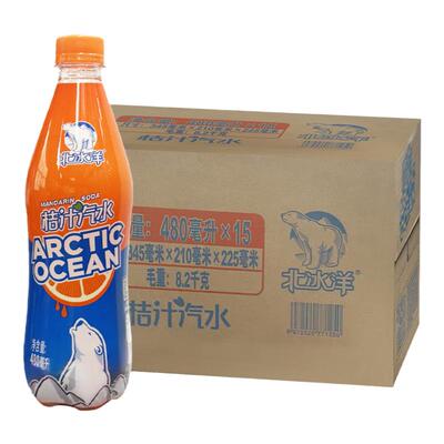 北冰洋桔子汽水480ml*15瓶整箱