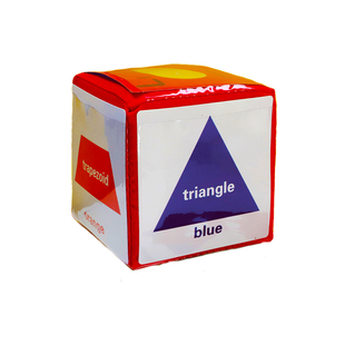 可插卡骰子识字教学教具儿童课堂数学英语扔色子游戏大号玩具数字