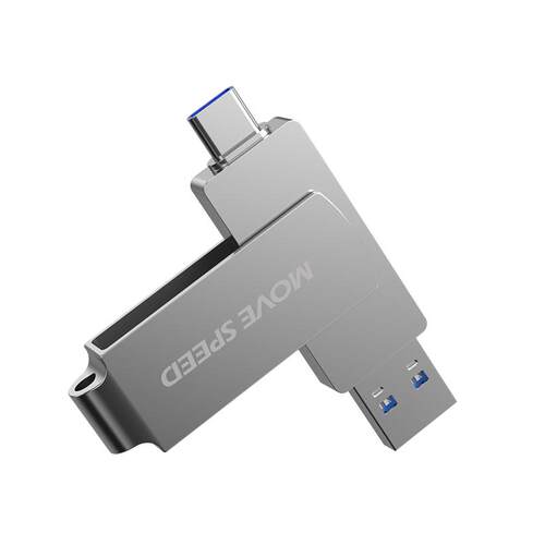 移速typec手机u盘128g电脑两用双接口大容量适用苹果16安卓15优盘