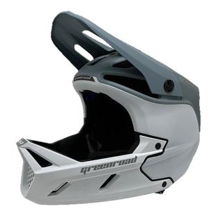 绿道越野头盔青少年成人自行车山地车全盔男透气骑行头盔林道速降