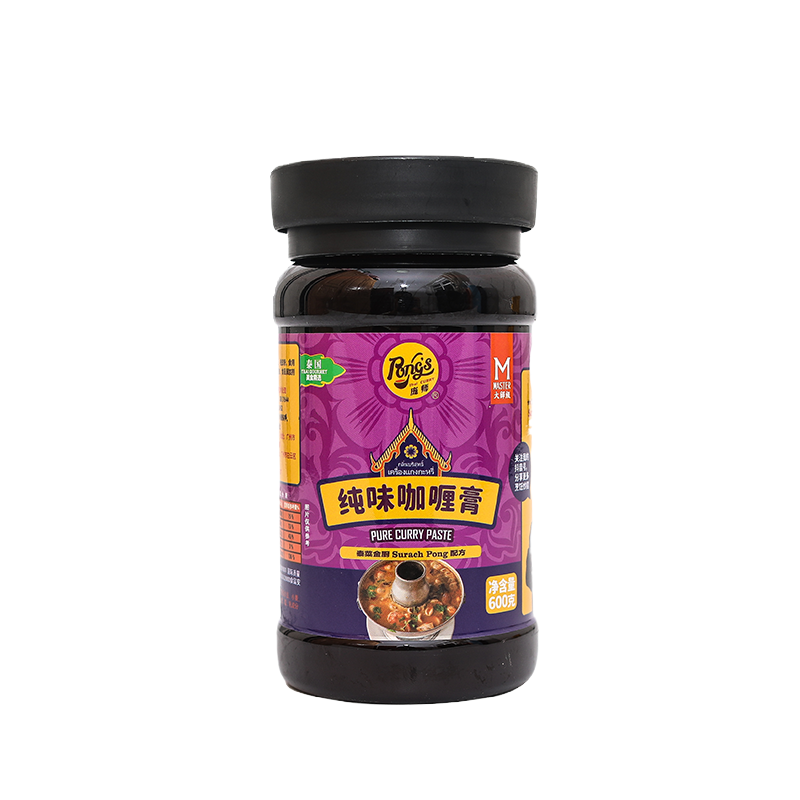 庞师牌纯味咖喱600瓶装火锅泰式