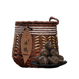 [可试喝5粒]书呆子2025年冰魄龙珠冰岛南迫生茶龙珠500g普洱茶叶