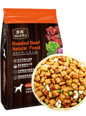 麦咖牛肉果蔬双拼狗粮5斤装