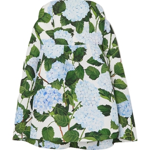 【折扣】Oscar de la Renta 女抹胸式印花罗缎连衣裙