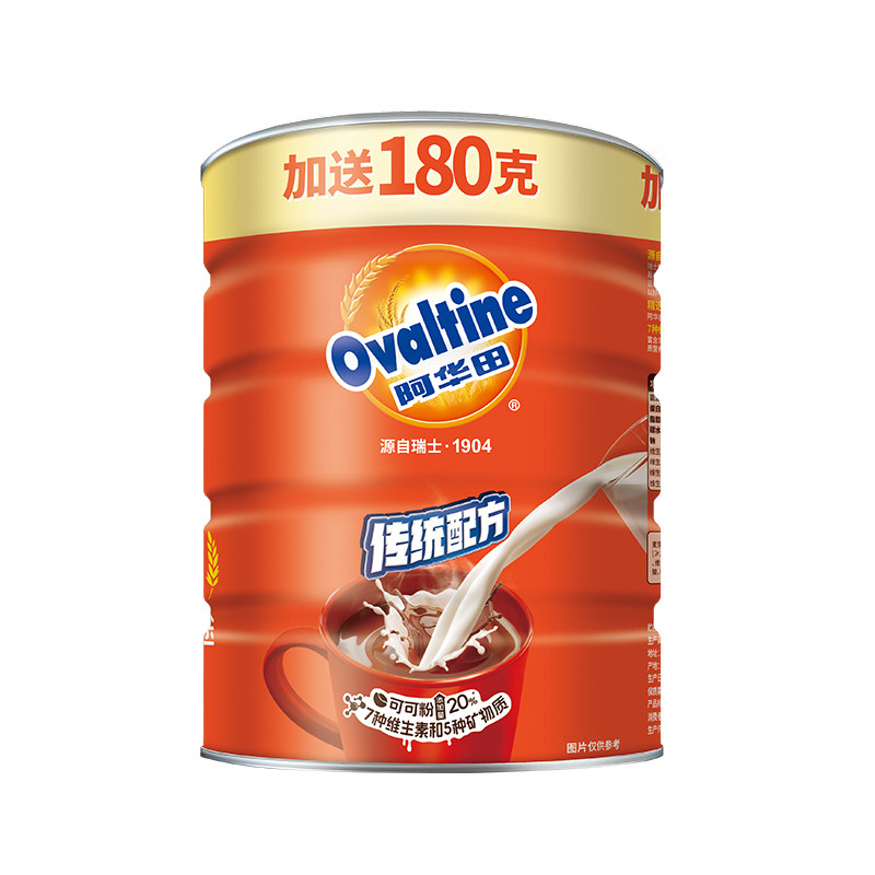 阿华田传统配方可可粉1380g