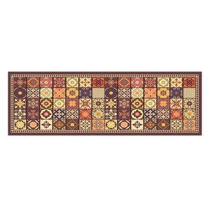 民族风门槛浴室门口防滑硅藻泥地垫进门长条过门石垫子吸水地毯