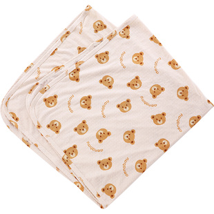 Aengbay包单初生婴儿夏季薄款新生儿单层盖巾小被子宝宝夏天盖毯