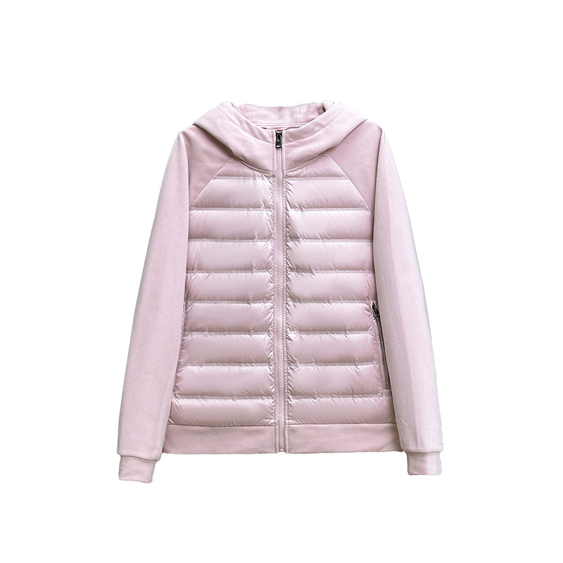 罗宾汉轻薄鹅绒保暖连帽羽绒服