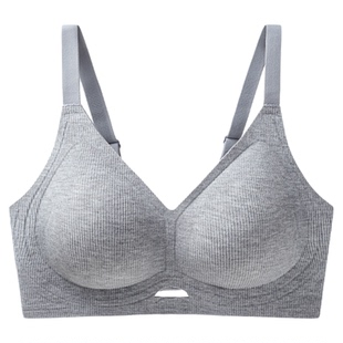 猫人内衣女果冻条软支撑防下垂收副乳小胸聚拢2025新款爆款文胸罩