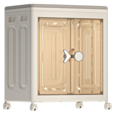 衣服收纳箱家用大容量超大翻盖整理箱带轮换季衣物衣柜被子储物箱