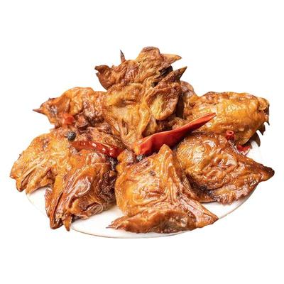河南麻辣鸡头熟食特麻特辣卤鸡全熟五香下酒菜虎皮开袋即食500克