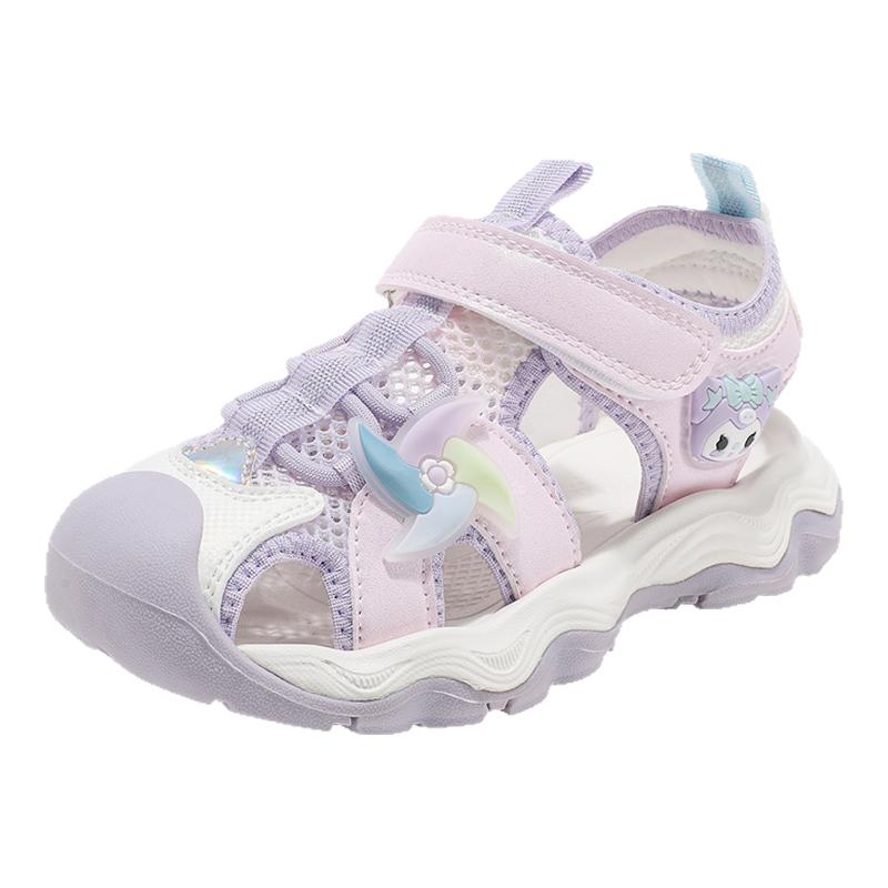 abckids女童包头凉鞋轻便鞋底