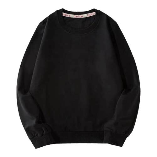 纯棉卫衣定制工作服印logo团建公司来图定做加绒圆领宽松团队服装