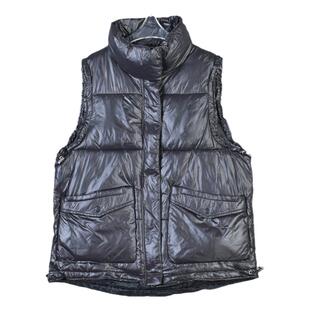 男女生外穿夹棉马甲1226L77271立领拉链大口袋百搭保暖棉服短外套