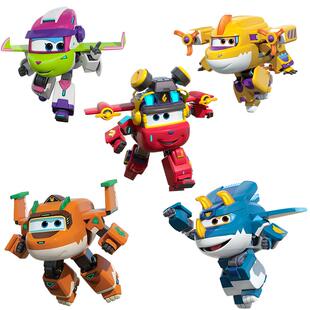 奥迪双钻超级飞侠17季大号变形机器人酷芮大程乐迪机库版儿童玩具