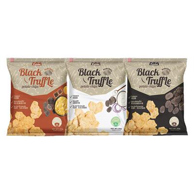 日食记 富吃薯片80g*3袋马来西亚原装进口解馋休闲零非油炸食品