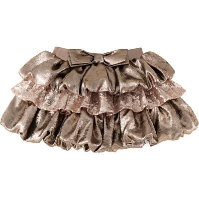 女童亮片半身裙花苞蛋糕裙加绒