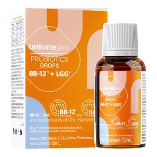 官方正品悠尼恩BB12+LGG益生菌滴剂婴幼儿益生菌宝宝儿童肠胃进口