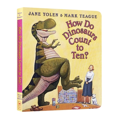 英文原版绘本 How Do Dinosaurs Count to Ten? 恐龙学数数 家有恐龙系列 纸板书 英文版 进口英语原版书籍儿童全英语书