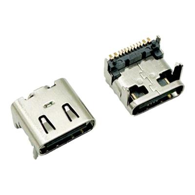 typec母座16p板上垫高1.6USB3.1