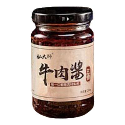 牛肉酱香菇酱弘大师美味可口