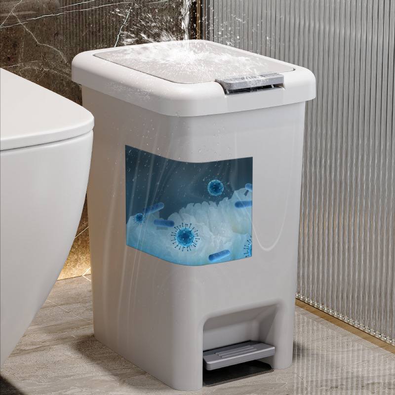 垃圾桶家用卫生间厕所厨房带脚踏式卧室踩客厅盖大容量脚2024新款
