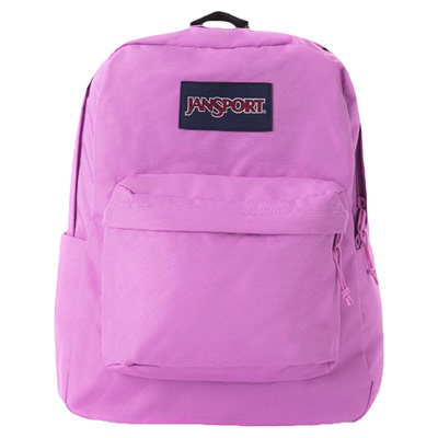 简约芭比粉学生书包通勤电脑背包