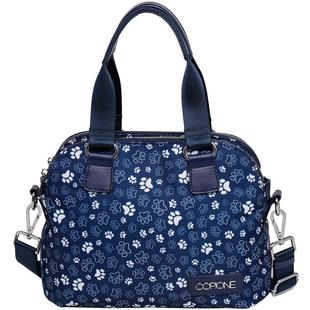 印花手提包女帆布包碎花女花布包手提中年斜挎包女妈妈尼龙牛津布