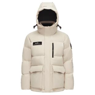 波司登冬季新品极寒工装防风保暖连帽宽松短款鹅绒羽绒服男士