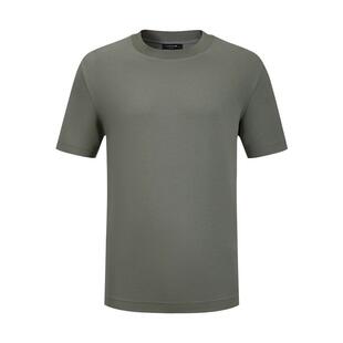 ELLASSAY歌力思男装25年山羊绒混纺圆领T恤珠地短袖EME361Z07000