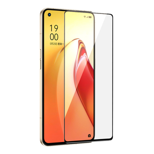闪魔适用于 oppoReno8pro+钢化膜opporeno8手机膜opporeno8Pro全屏高清保护贴膜玻璃覆盖无白边防爆摔全包