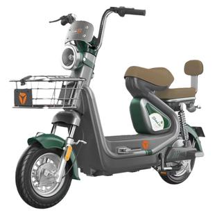 雅迪电动车冠能6代C60长续航大功率电动自行车男女款代步电瓶车