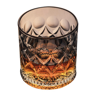 威士忌酒杯家用水晶玻璃洋酒杯套装高档复古酒吧创意欧式啤酒杯子