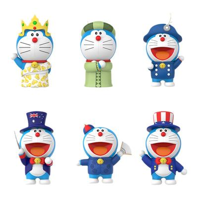 哆啦A梦摆件套装环游世界