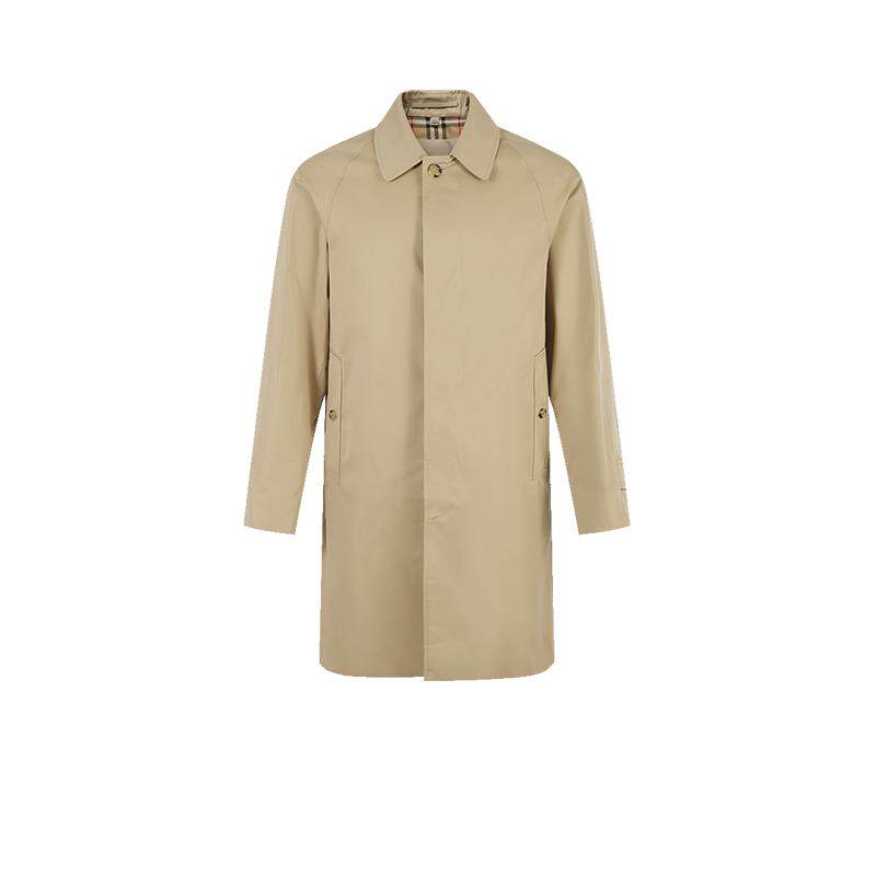 BURBERRY男士中长款风衣外套