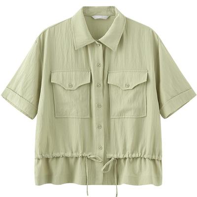 短袖衬衫MindBridge系带