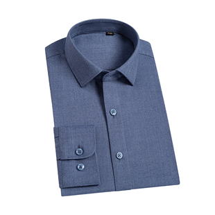 【亲肤保暖】杉杉2025春秋新款男士衬衫商务正装抗皱免烫职业衬衣