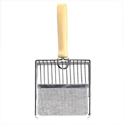 不锈钢细孔大号猫砂铲神器