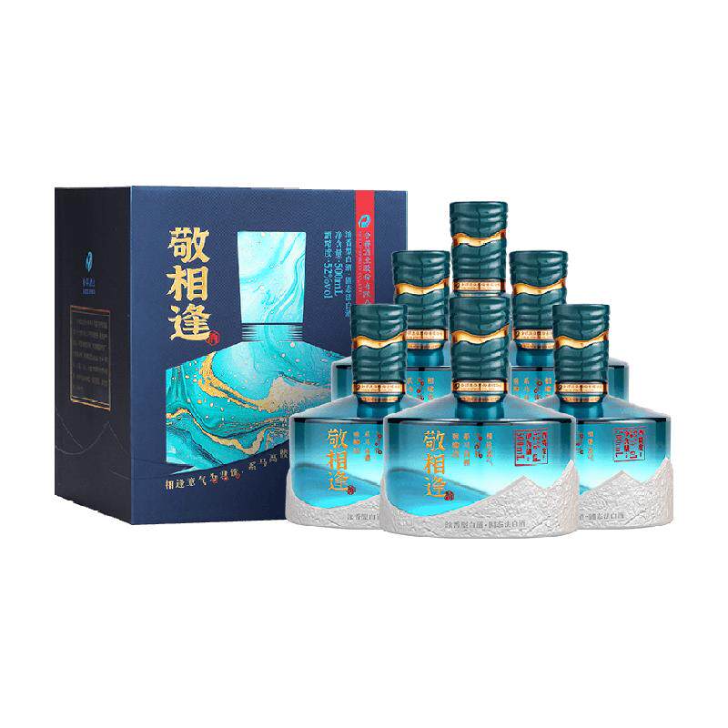 舍得敬相逢500ml*6瓶整箱白酒