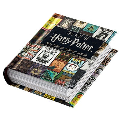 哈利波特迷你书 艺术画册设定集 平面艺术设计迷你书 精装 英文原版 Art of Harry Potter: Mini Book of Graphic Design