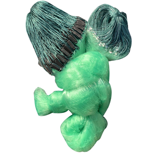 进口绿丝渔网粘网三层沉网软丝网捕鱼网挂子鲫鱼网鲤鱼沾河湖底网