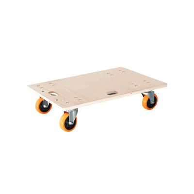 静音加厚家用万向轮木板车